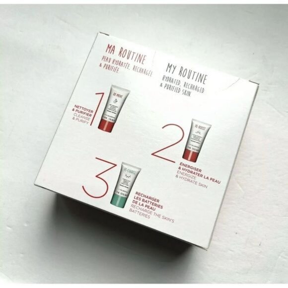 New 3PC Clarins Skin Dream Team Set Cleansing Gel Hydrating Cream Sleep Mask - Picture 3 of 3